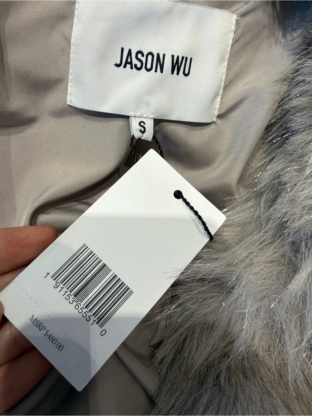 Jason Wu Shaggy Faux Fur Jacket NWT Size S – Statement Coat - Picture 8 of 8